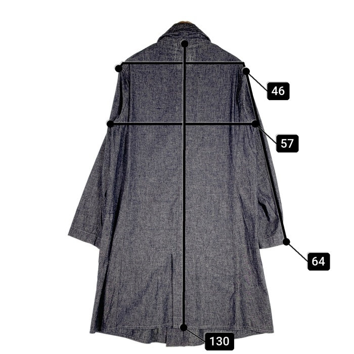 WAREHOUSE ウエアハウス ダックディガー CHAMBRAY SHOP COAT シャンブレー ショップコート インディゴ 2119 Size 38 福生店
