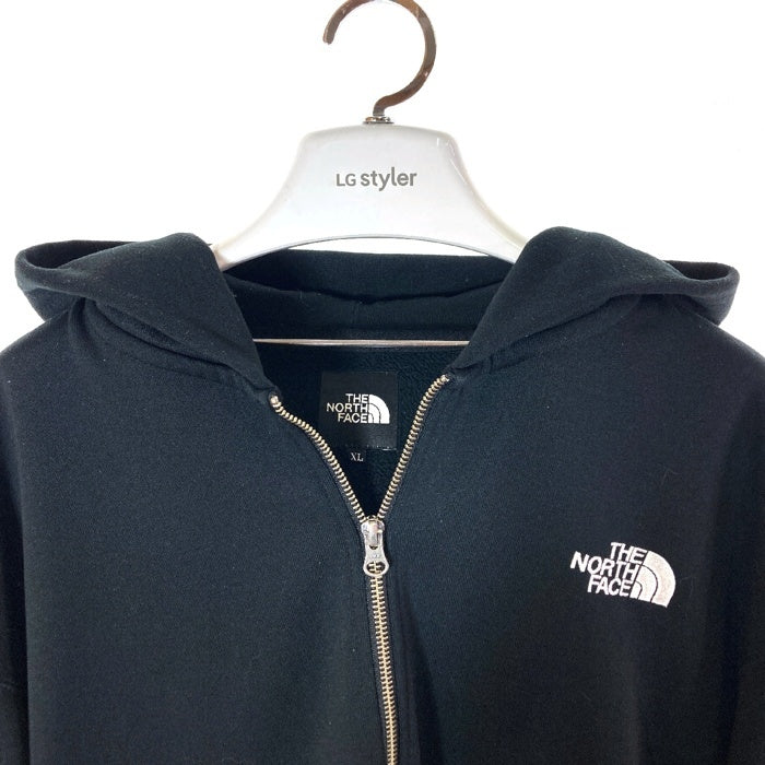 THE NORTH FACE ザノースフェイス NT62038 Square Logo Full Zip Hoodie プルオーバーパーカー ブラック sizeXL 瑞穂店