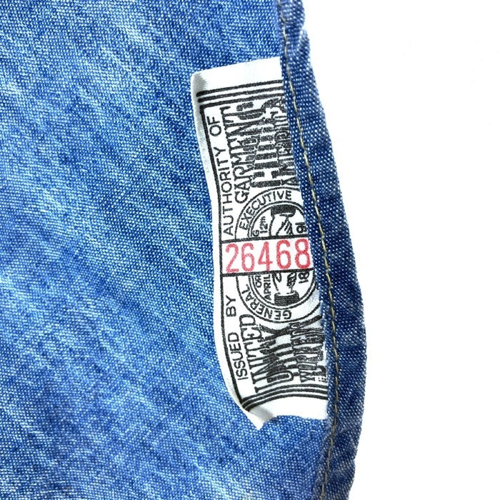 BOOTLEGGERS ブートレガーズ HIGH FLYER 山ポケ シャンブレーシャツ インディゴ size15 瑞穂店