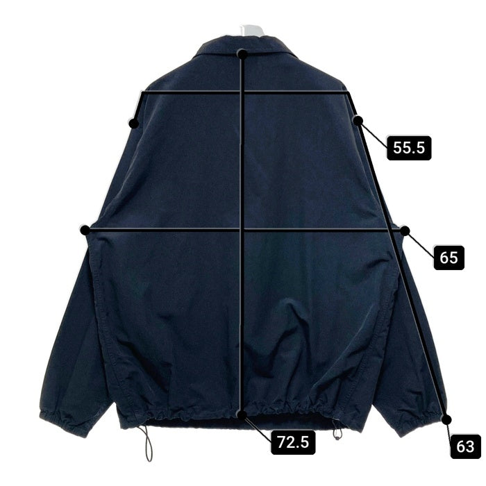 LANDS’ END ランズエンド ナイロン アノラック プルオーバージャケット ブラック カレッジ刺繡 Size L 瑞穂店