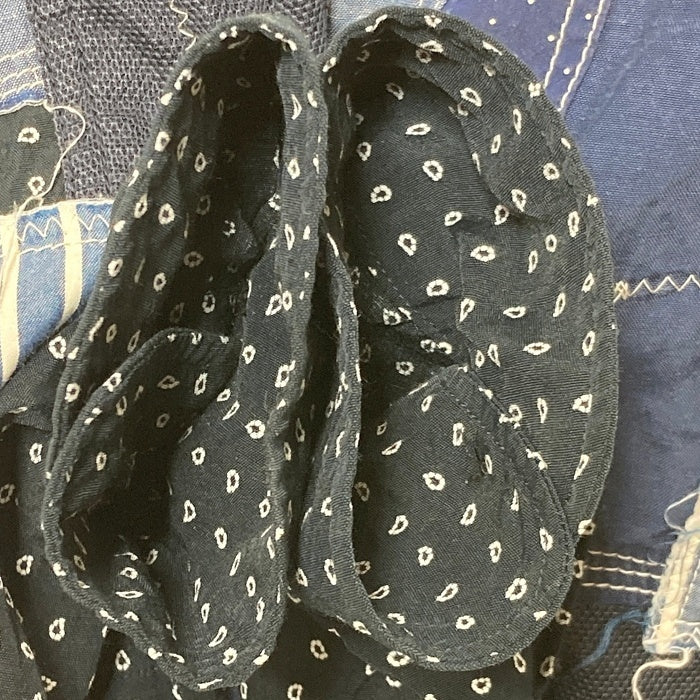 COMME des GARCONS HOMME コムデギャルソンオム ボタンダウン パッチワーク レーヨンシャツ 長袖 ブラック 総柄 HO-B052 AD2014 Size S 瑞穂店