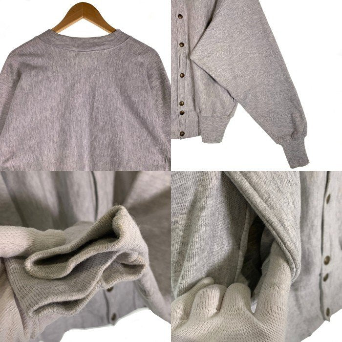 00's Champion チャンピオン リバースウィーブ スナップカーディガン アッシュグレー C5-9601 メキシコ製 Size M 福生店