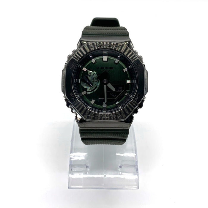 CASIO カシオ G-SHOCK デジアナ クォーツ腕時計 WR20BAR グリーン GM-2100B 福生店