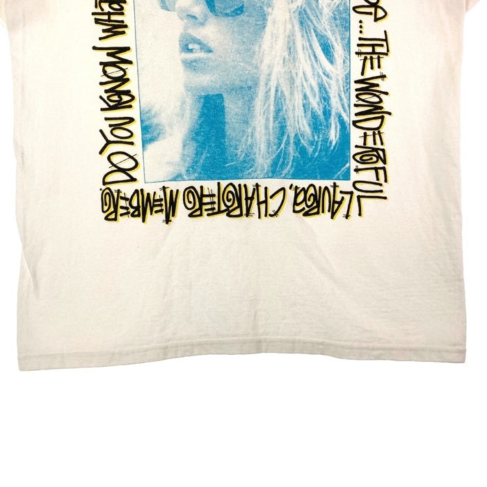 STUSSY ステューシー メキシコ製 LAURA PHOTO Tシャツ ホワイト sizeM★汚れ有 瑞穂店