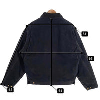 Carhartt WIP カーハートワークインプログレス OG DETROIT JACKET デトロイトジャケット ダック地 内キルティング ブラック 5 I035614.00E Size S 福生店