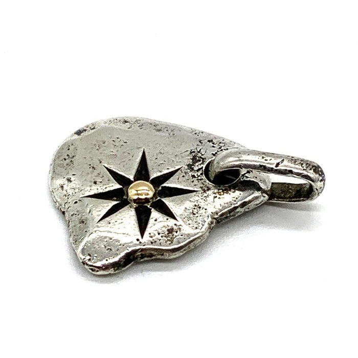 BIG HAND ビッグハンド SILVER K18 太陽神 タタキ ペンダントトップ シルバー製 福生店