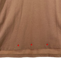 BURBERRY BLACK LABEL バーバリーブラックレーベル ホース刺繡 コットン ポリウレタン Tシャツ ブラウン BMV73-423-44 Size 3 福生店