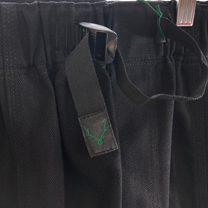 South2 West8 サウスツーウエストエイト Belted C.S. Short ベルテッド ショートパンツ ブラック MR732 Size M 瑞穂店
