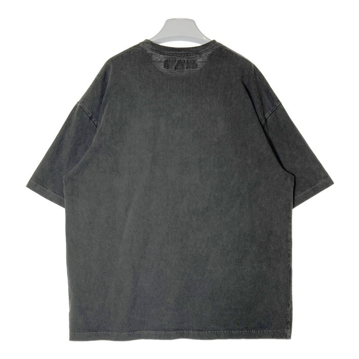 NEIGHBORHOOD ネイバーフッド 241UNNH-CSM02 24SS PIGMENT DYE CREWNECK SS ピグメント染め ロゴプリント Tシャツ グレー sizeXL 瑞穂店