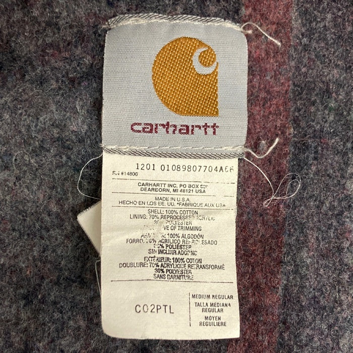 carhartt カーハート USA製 ダック地 チョアコート ブランケットライナー グレー  sizeM 瑞穂店