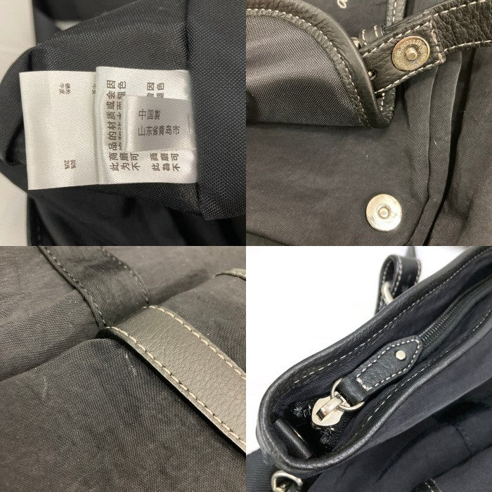 agnes b. Voyage アニエスベー ボヤージュ 2WAY ナイロンバッグ ハンド ショルダー ブラック 瑞穂店