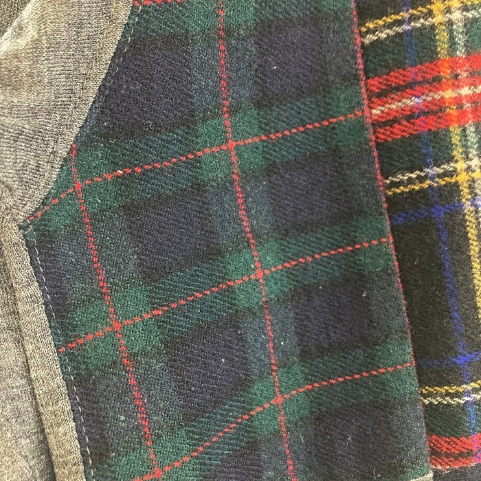 COMME des GARCONS HOMME コムデギャルソンオム HD-T013 AD2009 ウール パッチワーク セーター グレー×ネイビー sizeXS 瑞穂店