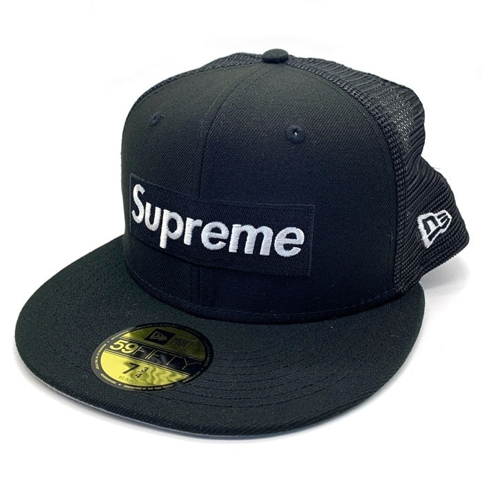 SUPREME シュプリーム NEW ERA ニューエラ Box Logo Mesh Back New Era 59FIFTY ボックスロゴ メッシュ ベースボール キャップ ブラック Size 7 3/4 (61.5cm) 福生店