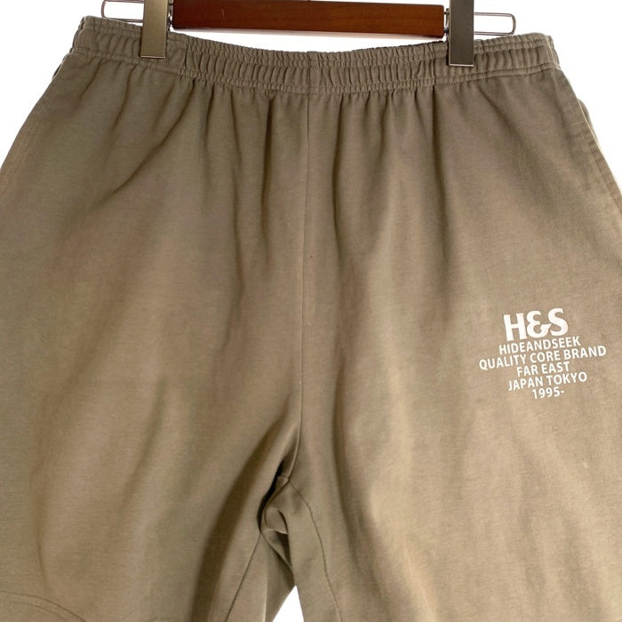 HIDE AND SEEK ハイドアンドシーク 26SS H&S Short コットン イージーショーツ ショートパンツ ベージュ HP-040726 Size L 福生店