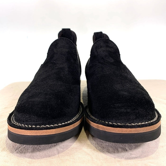 Wesco ウエスコ Custom Romeo カスタム ロメオ ラフアウト スリッポン レザーブーツ クレープソール ブラック Size 9E (27cm) 福生店
