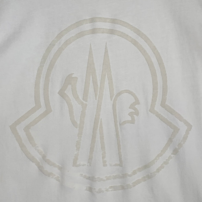 MONCLER モンクレール MAGLIA T-SHIRT ロゴマークプリント Tシャツ ホワイト F20918C74810 8390T Size M 福生店