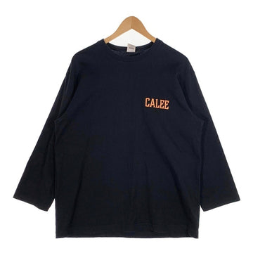 CALEE キャリー プリント ロングスリーブTシャツ 七分袖 ブラック Size L 福生店