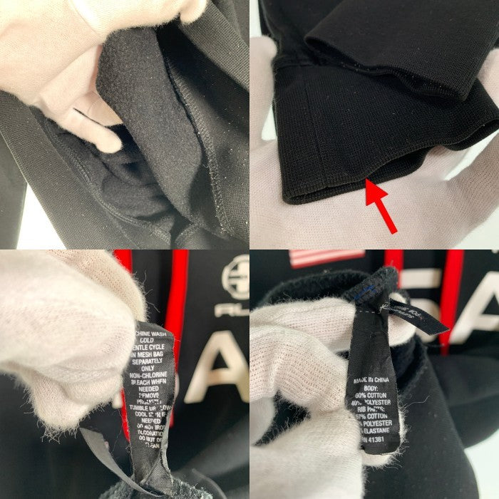 Ralph Lauren ラルフローレン RLX USA Hoodie 星条旗 プルオーバーパーカー フーディー ブラック Size S相当 福生店