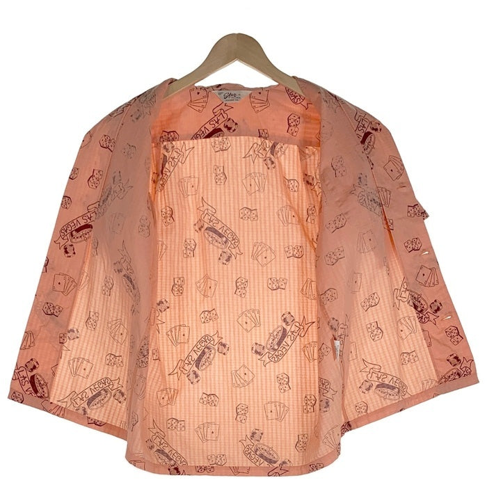 STAR OF HOLLYWOOD スターオブハリウッド LAS VEGAS オープンカラーコットンシャツ 半袖 ピンク SH36162 Size M 福生店