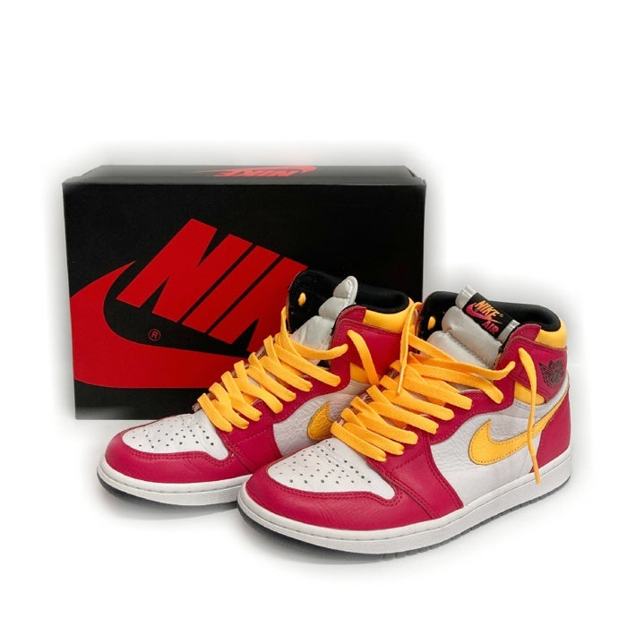 NIKE ナイキ 555088-603 スニーカー Air Jordan 1 High OG Light Fusion Red レッド 27cm 瑞穂店