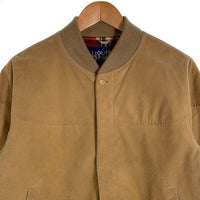 80's 90's youth-high by SAKURA COAT ユースハイ バイ サクラコート ジップアップ ダービー ジャケット ベージュ Size L 福生店