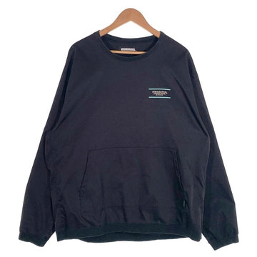 NEIGHBORHOOD ネイバーフッド 21AW HOME/E-SHIRT.LS ポリエステル プルオーバートップ ブラック カンガルーポケット 212TSNH-SHM06 Size 4 福生店