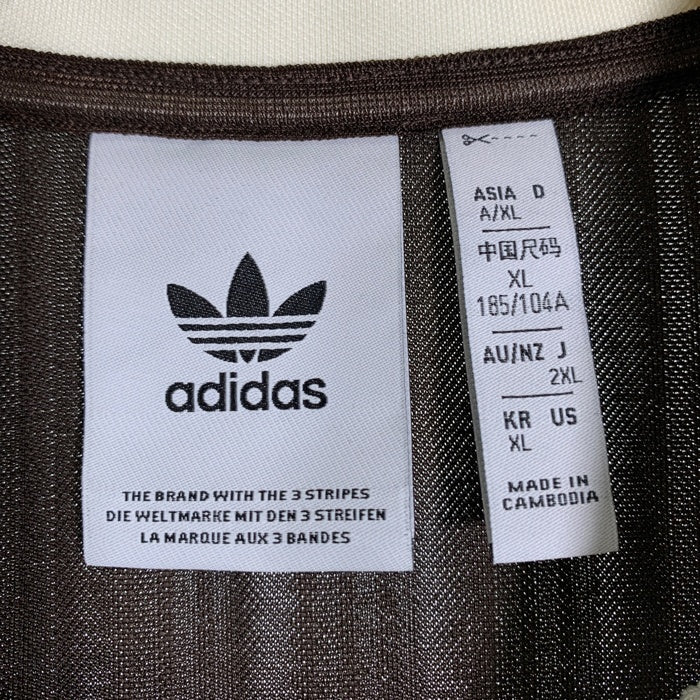 adidas アディダス U FOOTBALL JERSEY TEE フットボールジャージ Tシャツ ブラウン JX3851 Size JP 2XL 福生店