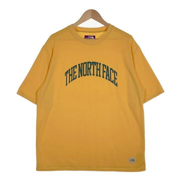 THE NORTH FACE PURPLE LABEL ノースフェイスパープルレーベル 23SS アーチロゴ プリントTシャツ イエロー NT3324N Size M 福生店