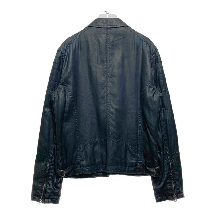 AX ARMANI EXCHANGE アルマーニエクスチェンジ コットン ダブルライダースジャケット ブラック Size L 瑞穂店
