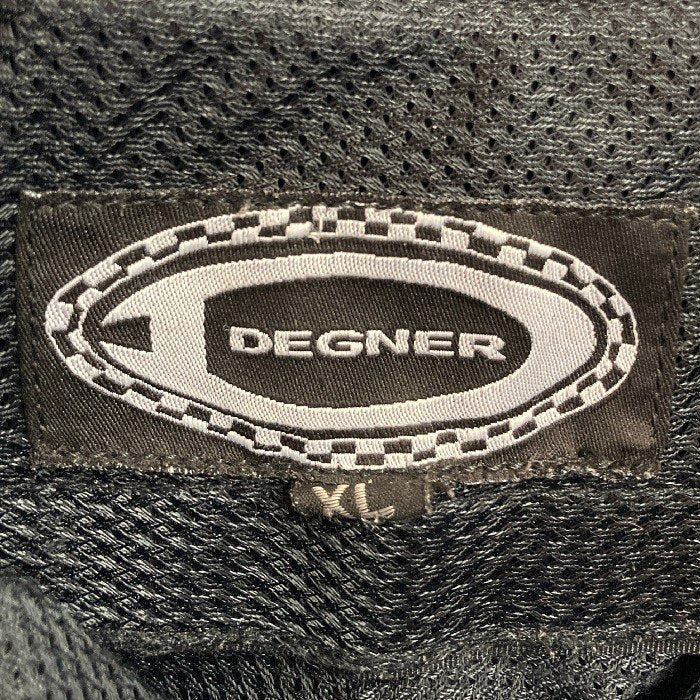 DEGNER デグナー レザーライディングパンツ 膝パッド バイカー ブラック SizeXL 瑞穂店