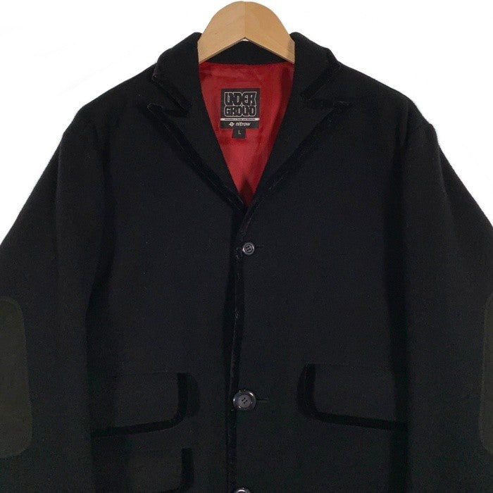 nitrow ナイトロウ ウール 3B テーラードジャケット ブラック NW042-JK10 Size L 福生店