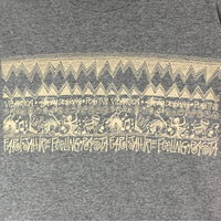 STUSSY ステューシー ラスタ トムトム プリント Tシャツ グレー sizeL 瑞穂店