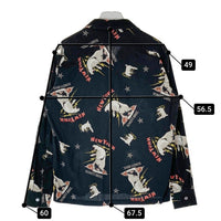 Schott ショット シロクマ総柄 シャツ ブラック sizeS 瑞穂店