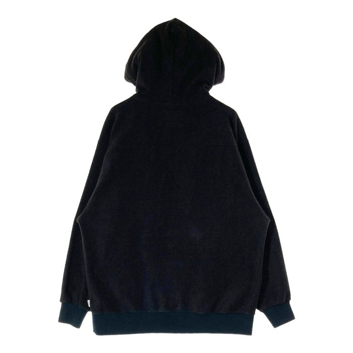 WTAPS ダブルタップス 19AW SWEAT SHIRT POLY DOWNY 02 192ATDT-CSM25 フリースパーカー ブラック sizeXL 瑞穂店