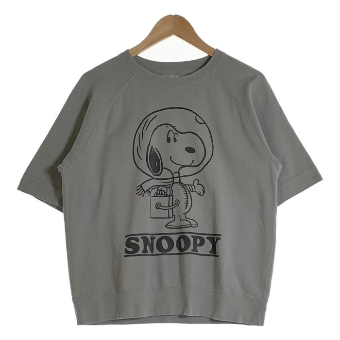 TOYS McCOY トイズマッコイ スヌーピー 半袖スウェットシャツ トレーナー サックスグレー Size 38 福生店