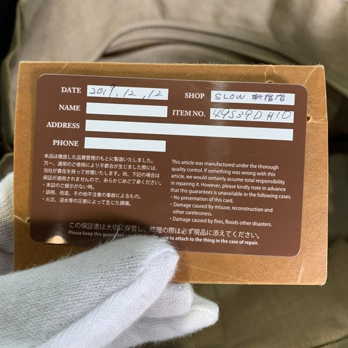 SLOW JAPAN スロー レザー 栃木レザー トートバッグ ブラック 495390 福生店