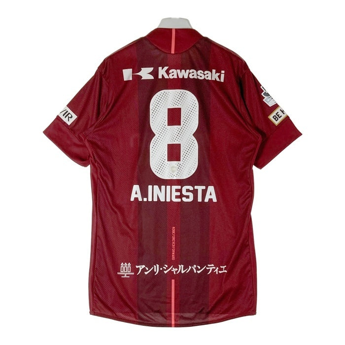 ASICS アシックス ヴィッセル神戸 2018年 INIESTA 8 ホーム ユニフォーム ボルドー size3XL 瑞穂店
