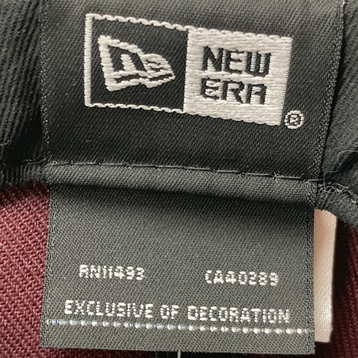 NEW ERA ニューエラ 59 FIFTY Oakland Athletics ベースボールキャップ バーガンディ size7 3/8(58.7cm)※内側汚れあり 瑞穂店