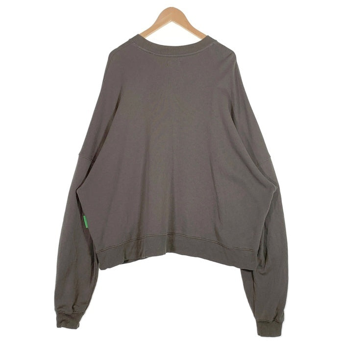 WILLY CHAVARRIA ウィリーチャバリア BOMBER CREW EMBROIDERY ボンバー クルー エンブロイダリー スウェットトレーナー カーキ Size M 福生店