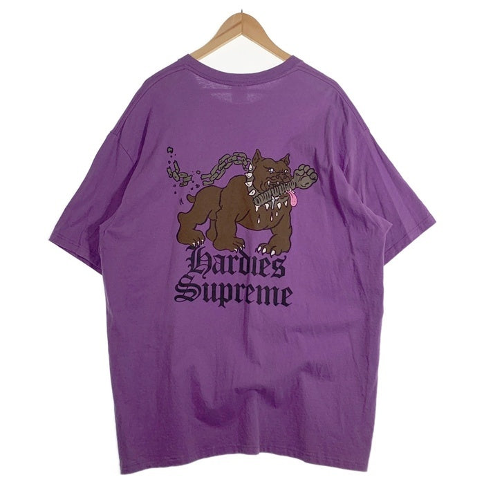 SUPREME シュプリーム 23SS Hardies Dog Tee ハーディーズドッグ Tシャツ パープル Size XXL 福生店