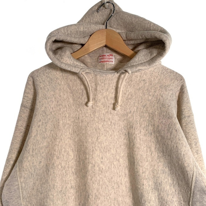 Champion チャンピオン REVERSE WEAVE リバースウィーブ  TRUE TO ARCHIVES トゥルー トゥー アーカイブス 後付け 復刻 タタキタグ プルオーバー フーディー パーカー アッシュグレー C3-Q131 Size L 福生店