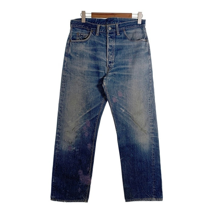 60's LEVI'S リーバイス 501 BIG E テーパードデニムパンツ インディゴ 両面タブ Size 実寸 33×28 福生店