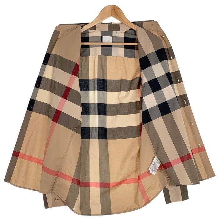 BURBERRY バーバリー 長袖 チェックシャツ ベージュ 8010213 Size M 福生店