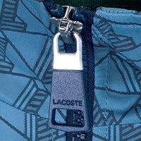LACOSTE ラコステ モノグラムジャガード 撥水ジャケット ナイロンジャケット ライトブルー BH2588 Size US M 福生店