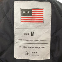 HUF ハフ THRASHER スラッシャー スーベニアジャケット 中綿 スカジャン ブラック Size M 福生店