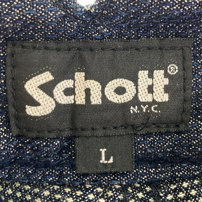 Schott ショット 3126054 INDIGO BIRDS EYE TROUSERS トラウザー インディゴ sizeL 瑞穂店