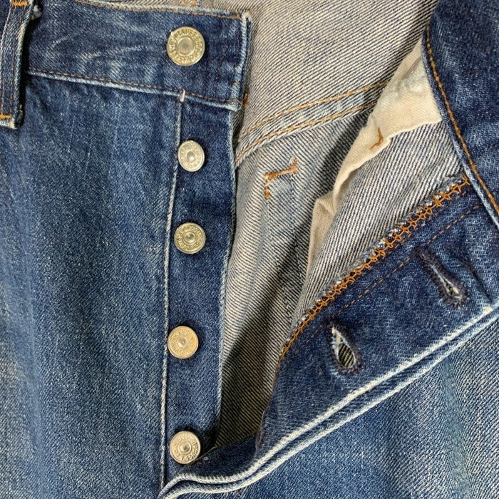 80's Levi's リーバイス 501 ボタン裏555 赤耳 セルビッチ デニムパンツ ライトブルー USA製 Size ウエスト約82cm 福生店