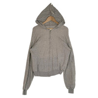 70`s Healthknit ヘルスニット ダブルフェイス ジップアップスウェットパーカー グレー USA製 Size XL(46-48) 福生店