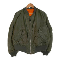 90`s ALPHA アルファ MA-1 フライトジャケット セージグリーン USA製 82790J Size XL 福生店