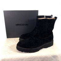 MINEDENIM マインデニム nonnative ノンネイティブ Suede Leather Side Zipper Boots スウェード レザー サイド ジッパー ブーツ ブラック MGK-006-99-432 Size 43 福生店